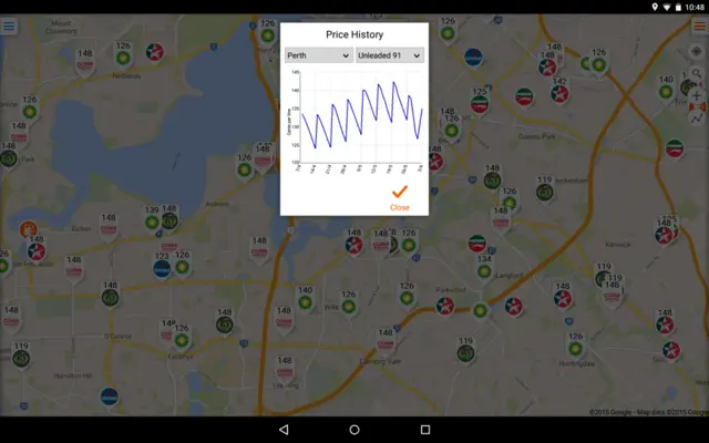 Fuel Map android App screenshot 3