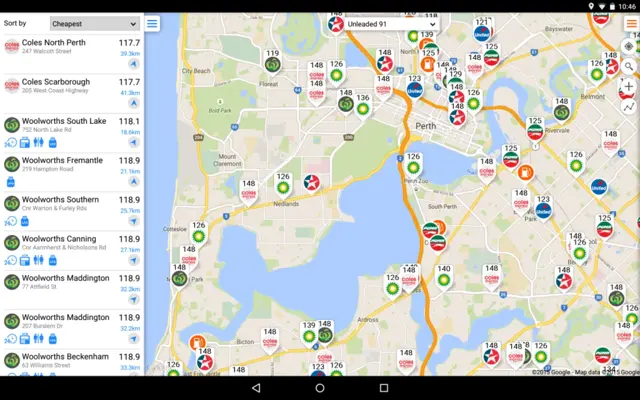 Fuel Map android App screenshot 5