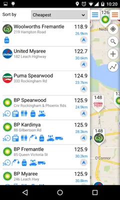 Fuel Map android App screenshot 7